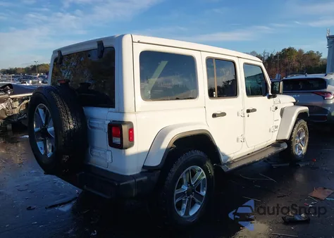 2022 Jeep Wrangler Unlimited Sahara 4X4 from USA, damaged, VIN 1C4HJXEG1NW104435